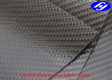 Matte Polyurethane Leather Fabric TPU Coated Twill 3K Carbon Fiber